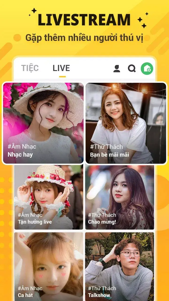 Screenshot of MMLive